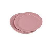Homéa, Set De 20 Platos De Cartón D18Cm Vitamina Blush