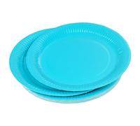 Homéa, Set de 20 Platos De Cartón D23Cm Vitamina Azul