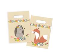 Homea, Set De 6 Bolsas De Caramelo De Papel H23Cm Amigos Naturaleza