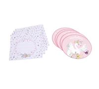 Homea, Set De 6 Invitaciones+Sobres De Cumpleaños De Papel Cisne