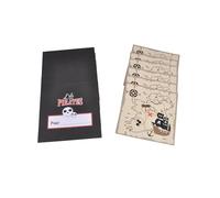 Homéa, Set De 6 Invitaciones+Sobres De Cumpleaños De Papel Piratas