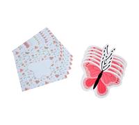 Homéa, Set De 6 Invitaciones+Sobres De Cumpleaños De Papel Princesa Naturaleza