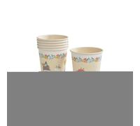 Homéa, Set De 6 Vasos De Cartón 25Cl Amigos Naturaleza