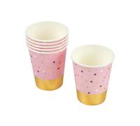 Homéa, Set De 6 Vasos De Cartón 25Cl Team Girl