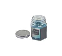 Homea, Vela cristalina con tapa de metal, 5,4 x 5,4 x 7,2 cm Essentiel Parfum Lagon