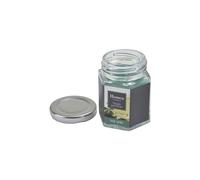 Homea, Vela de cristal con tapa de metal, 5,4 x 5,4 x 7,2 cm Essentiel Parfum The Vert
