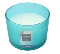 Homea, Vela Verrine 3 mechas D11 x 8 cm Essentiel Parfum Lagon