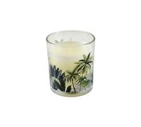 Homea, Vela Verrine Decorada Jardín del Edén D7 x 8 cm Perfume Suavidad Exótica