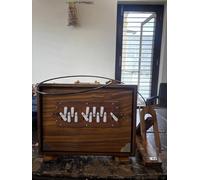 HomeAdri Shruti Box Surpeti Big Foot Pedal 440Hz 13 Notas Madera de Teca Instrumento Musical