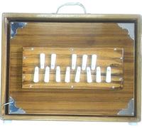 HomeAdri Shrutibox, Long Sound Breath C-C 13 Paradas, 440 Hz, Madera de Teca, Yoga, Mantra, Shruti Box