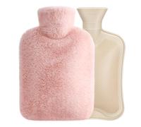Homealexa Botella de agua caliente con funda suave de 2 litros, cómoda, segura y duradera, retención de calor, buen rendimiento, cálida en invierno, apta para niños y adultos