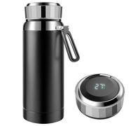 Homealexa Taza Térmica Inteligente 800 ml con Pantalla de Temperatura, Botella de Agua de Acero Inoxidable 304, para Bebidas Calientes y Frías, Vaso de Viaje