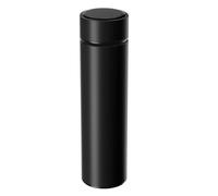 Homealexa Termo de 500 ml, de acero inoxidable 304, indicador de temperatura táctil, perfecto para el hogar, oficina, viajes, deportes (negro)