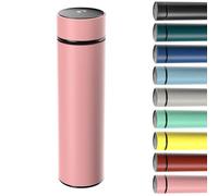 Homealexa Termo Taza de Viaje con Pantalla LED Táctil, 500ML Taza Térmica de Acero Inoxidable Doble Pared, Botella Aislada a Prueba de Fugas para Oficina, Escuela, Exterior