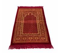 homeart Alfombra de oración musulmana, alfombra de oración islámica fina de felpa suave, Janamaz, Sajada, alfombra de oración, regalo islámico para hombres y mujeres, regalo de Ramadán Eid Hajj,