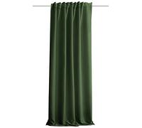 HOMEbasics | Cortina acústica Uni | ACUSTICO | Protección contra Ruido, Calor, frío y Corrientes de Aire + oscurecimiento | Oliva | 245 x 135 cm