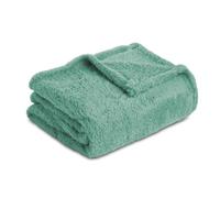 Homebliss Mantas para Sofa, Manta Polar Franela Extra Suave, Multiusos Plaid para Cama cubresofá, 100% Microfibra Flannel Blanket,para Toda Estación (Verde Agua,130 x 150 cm)