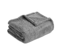 Homebliss Mantas para Sofa, Manta Polar Franela Extra Suave, Multiusos Plaid para Cama cubresofá, 100% Microfibra Flannel Blanket,para Toda Estación (Gris Oscuro,150 x 200 cm)