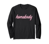 Homebody Minimalista Lindo gráfico para Mujer Manga Larga