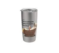 Homebody Staying Home Jane Austen - Cita inspiradora Vaso térmico de acero inoxidable de doble pared