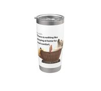 Homebody Staying Home Jane Austen - Cita inspiradora Vaso térmico de acero inoxidable de doble pared