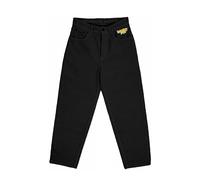 Homeboy Unisex x-tra Baggy Cord Pantalones Black 25 L30