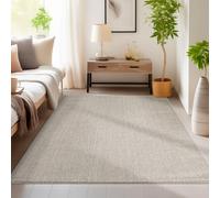 HomebyHome Alfombra 280x370 cm Marrón, Lisa y Suave, Bouclé Moderno para Loft o Salón Grande, Fácil de Cuidar y Elegante