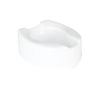 Homecraft Asiento de inodoro elevado Savanah sin tapa, soporte de asiento alargado y con cierre elevado para usuarios mayores, discapacitados y discapacitados, color blanco, 150 mm (6 pulgadas)