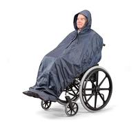 Homecraft Chubasquero para Silla de Ruedas, Longitud Estándar, Poncho Impermeable, Protección de Plástico Contra la Lluvia, Cobertura Completa, Ropa de Lluvia Unisex para Ancianos y Discapacitados