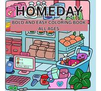 homeday: bold and easy coloring book all ages