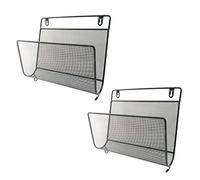 HomeDecTime 2PCS Mesh Wire Magazine Rack Bin/Rack De Periódicos/Clasificador De Letras Montadas En La Pared