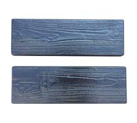 HomeDecTime 2pcs Tableros De Madera Viejos Molde De Hormigón Jardín De Piedra Patio