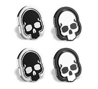 homEdge Soporte de Anillo de Calavera para teléfono Celular, Juego de 4 Paquetes de Soporte Ajustable de Anillo de Dedo de 360°, Adecuado para Soporte magnético de Coche para teléfono Celular, Color
