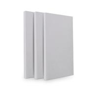 HOMEDI Pack 3 X Plancha de Goma Espuma de Poliuretano de Alta Densidad HR - (100x200x2cm) - Ideal para Tapizar, Sofás, Colchones y Relleno de Cojines - Color Gris