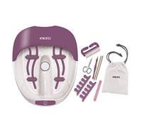 HoMedics FS-100DB Hydro-masajeador de la base con piedra pómez integrada y kit de pedicura