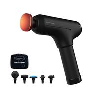 HoMedics Pro Power - Pistola masajeadora de fisioterapia de mano, pistola de masaje profesional de tejido profundo, cabezal calentado para ayudar a aliviar la tensión muscular, 6 cabezales de masaje,