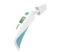 HoMedics Termómetro de fiebre digital infrarrojo sin contacto para bebés y adultos - Medir la temperatura del oído, frente y superficie en 2-5 segundos (termómetro 3 en 1)