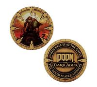 HOMEDOOM: Moneda coleccionable de The Dark Ages Slayer, edición limitada, licencia oficial, regalo premium para coleccionistas y fanáticos
