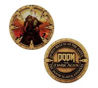 HOMEDOOM: Moneda coleccionable de The Dark Ages Slayer, edición limitada, licencia oficial, regalo premium para coleccionistas y fanáticos