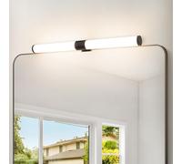 Homefire Lámpara LED para espejo - Iluminación para espejo de baño de 40 CM con abrazadera resistente al agua IP44 moderna lámpara de baño blanco neutro 4000K ideal para armario con espejo