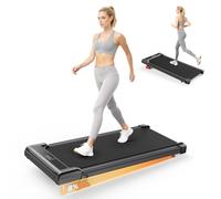 HomeFitnessCode Cinta de Correr con Inclinación - Caminadora para Casa Electrica Escritorio Cinta de Andar con Pendiente Walking Pad 8KM/H 130K Compacta Treadmill (Negro metálico)