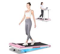 HomeFitnessCode Cinta de Correr Eléctrica 3 en 1 Plegable - Inclinación 5%, 8 km/h Walking Pad, Caminadora 2.5 HP, Superficie Ancha de 40 cm, Control Remoto, Pantalla LCD, Capacidad 130 kg (Azabache)