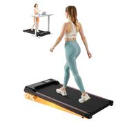 HomeFitnessCode Cinta de Correr y Andar 3 en 1 con Inclinación 7% - Caminadora Eléctrica Silenciosa, 8 km/h, Motor 2,5CV, Sistema de Amortiguación, Pantalla LCD, 130 kg - Hogar y Oficina (Negro 90 cm)