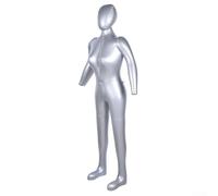 Homefurnishmall Maniquí inflable femenino de cuerpo completo, modelo femenino de 165 cm con marco de brazo para exhibición de modista, RO1B6O6K6H32UI38HXS1R