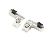 Homefurnishmall Soporte de palanca de cambios integrado, adaptador de palanca de cambios de bicicleta, abrazadera de aluminio para SRAM para freno ISpec EV (plata)