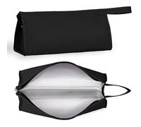 HomeGadget Bolsa de Viaje para Secador de Pelo - [35 cm x 14 cm x 15 cm] - Funda de Cuero Sintético con Asa - Ideal Compatible con Dyson Airwrap - Negro