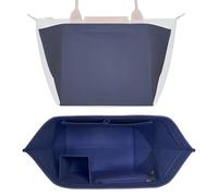 HomeGadget Organizador de Bolsos para Longchamp Talla M - Organizer Le Pliage para Bolsa Shopper de Mujer - Bag Interior in Azul Oscuro