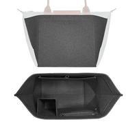 HomeGadget Organizador de Bolsos para Longchamp Talla M - Organizer Le Pliage para Bolsa Shopper de Mujer - Bag Interior in Gris Oscuro