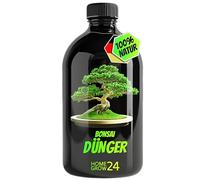 HOMEGROW24 Abono Bonsai, Abono Bonsai, 500 ml, complejo de sustancias vitales con microorganismos eficaces y carbón vegetal orgánico, 100% natural