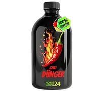 HOMEGROW24 Abono para chile, abono para todas las plantas de chile, 500 ml, complejo de sustancias vitales con microorganismos eficaces y carbón vegetal orgánico, 100% natural